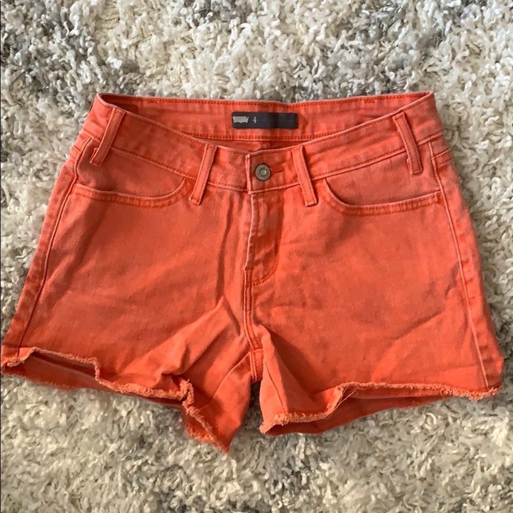 Orange Levi Shorts